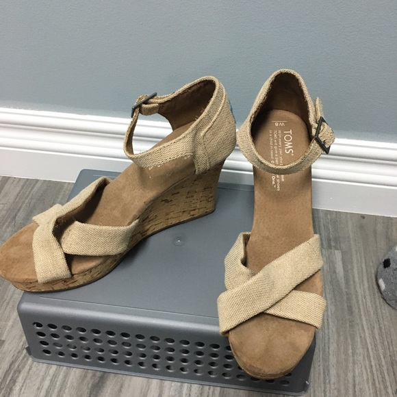 - Toms Womens Wedge High Heel Sandals